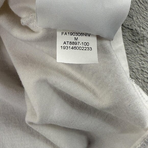 Jordan Jumpman Classics Shirt Mens Medium White Nike Air Long Sleeve Spellout - Picture 12 of 15